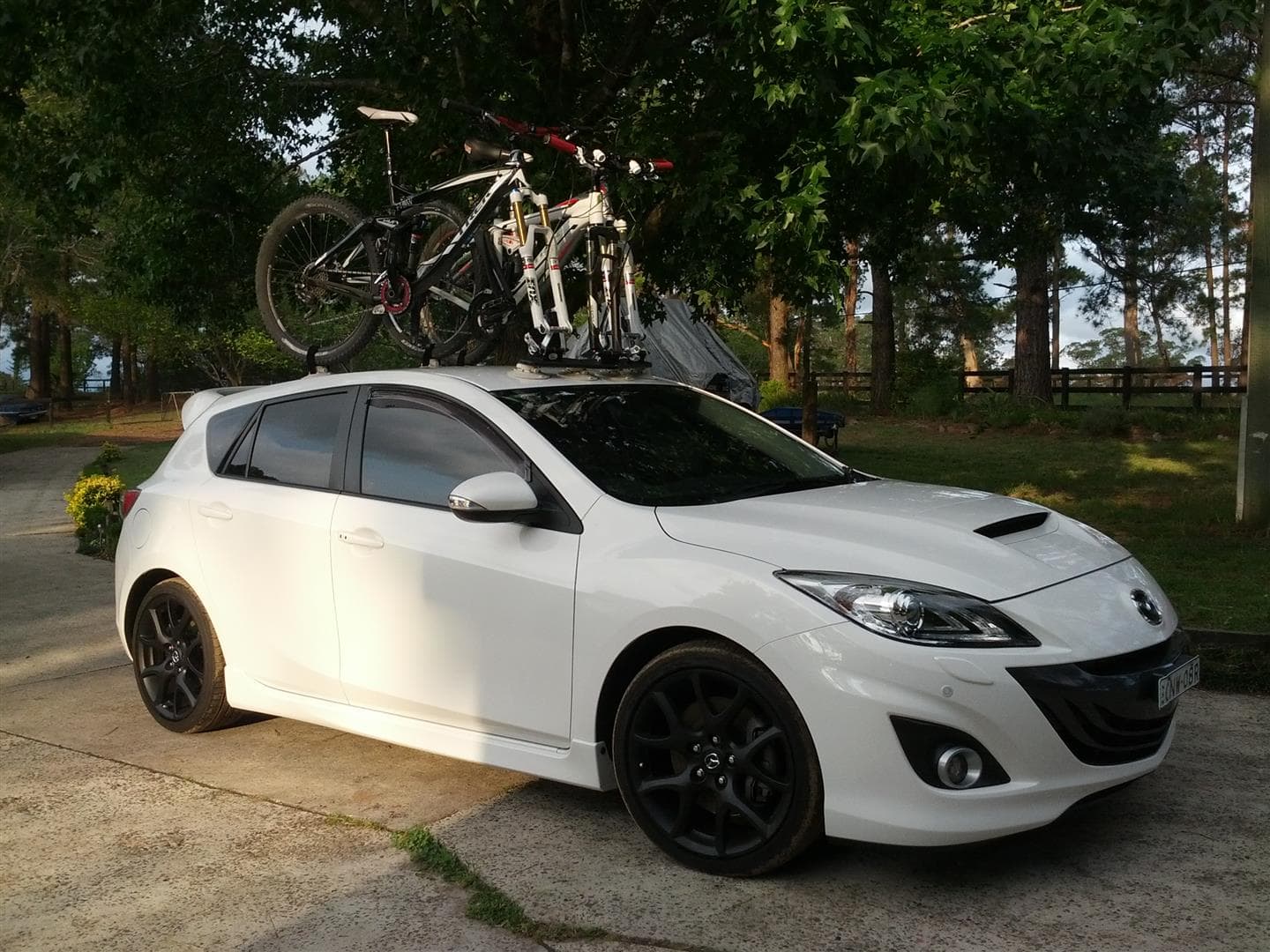 Mazdaspeed 3 bike rack deals